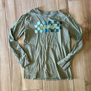 Hurley Youth Long Sleeve Graphic T-Shirt Multicolor Size 10-12 Casual